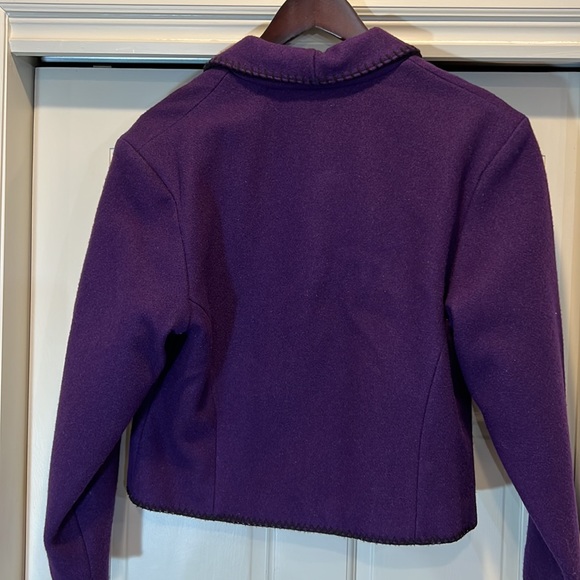 Mid-West Garment Co. vintage purple wool riding jacket - Picture 6 of 11
